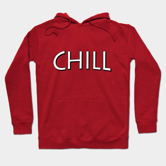 Cool Chill Text Statement Streaming Design Hoodie by az_Designs